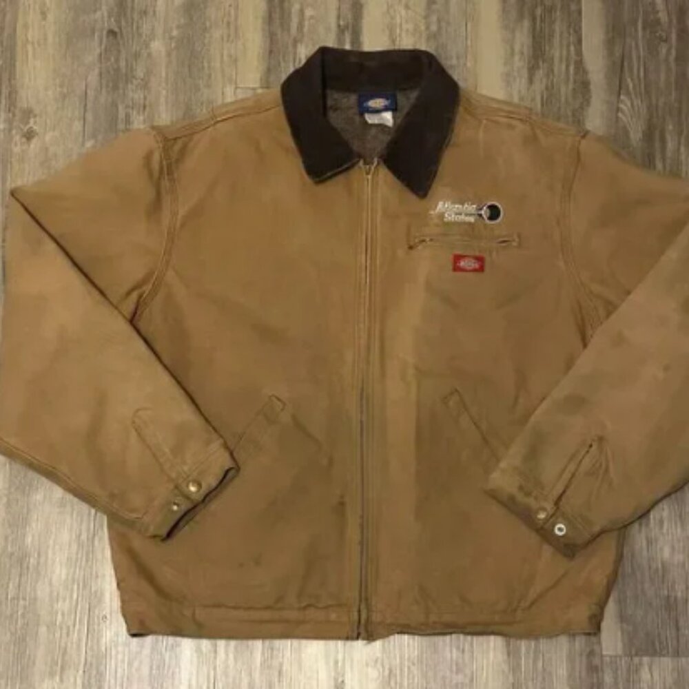 Vintage Dickies Blanket Lined Detroit Work Wear Jacket Size XL